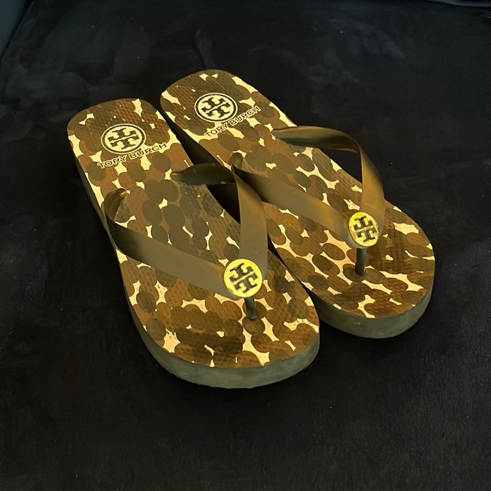 Tory Burch Wedge Flip Flops
